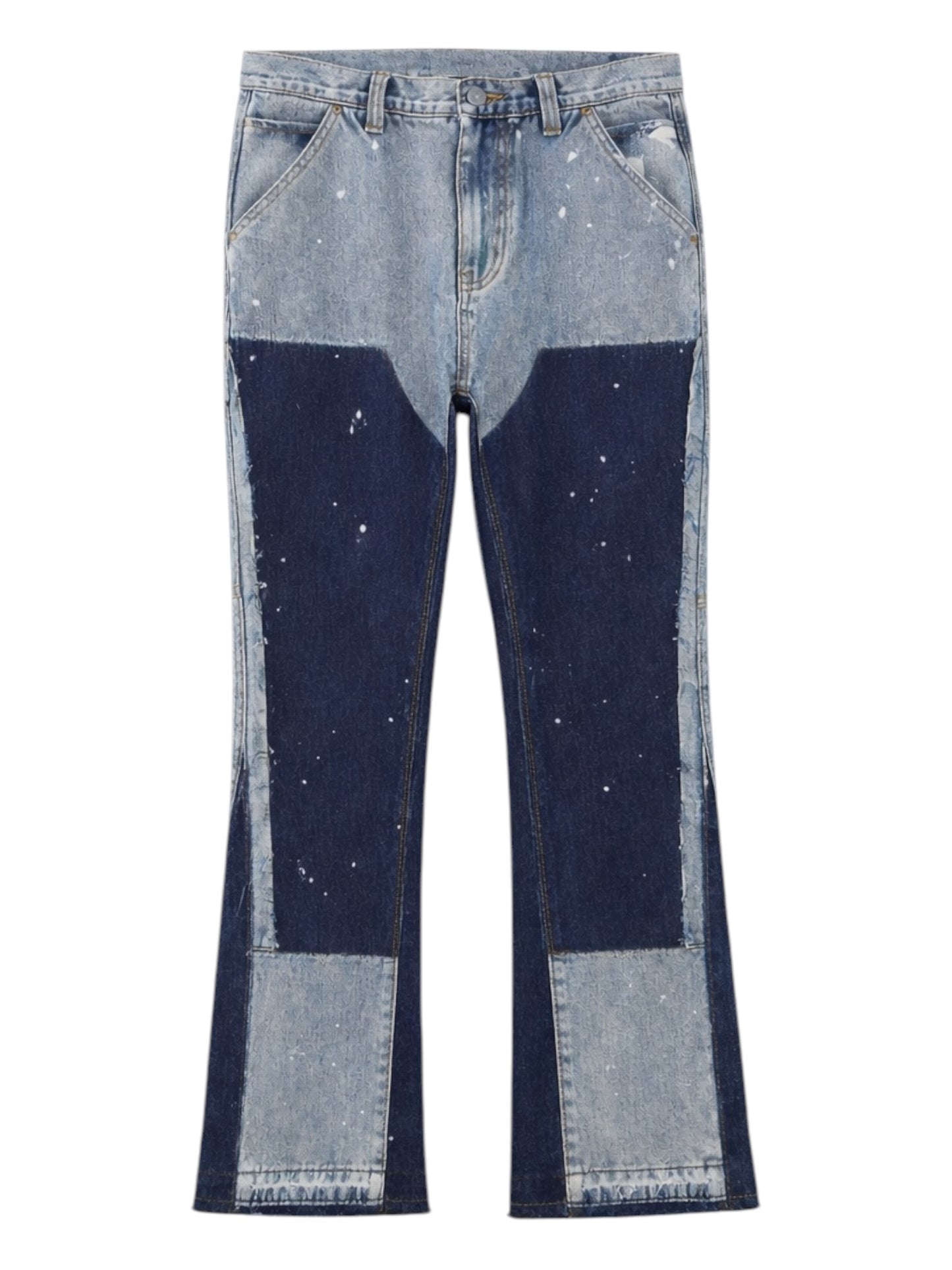 FLARED DENIM - BLUE
