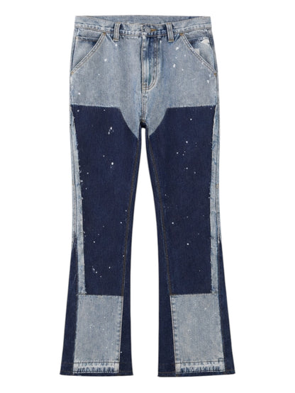 FLARED DENIM - BLUE