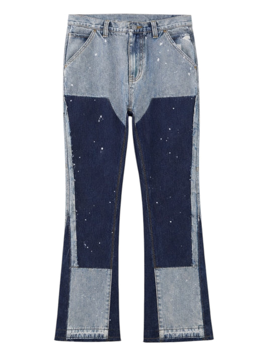 FLARED DENIM - BLUE