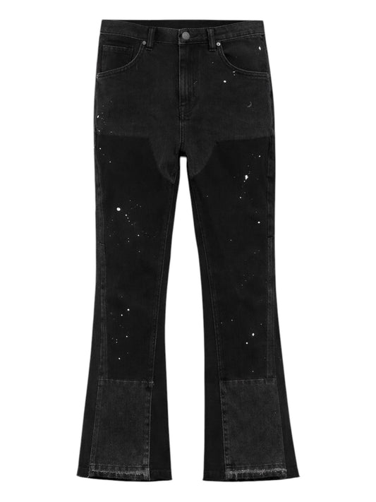FLARED DENIM - BLACK